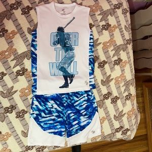 Boys sport shorts and tank set - size 7/8